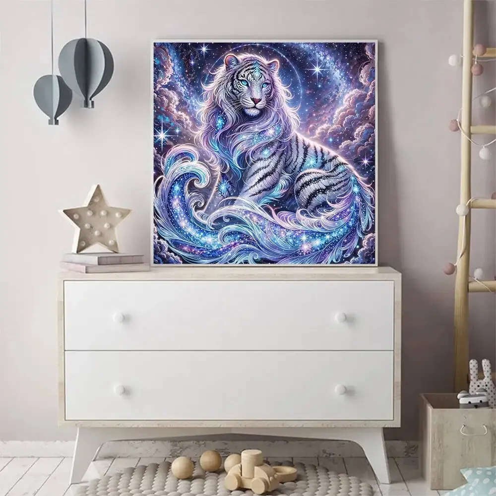 Diamantmalerei Bär Mond Tier 20x20 bis 50x50cm