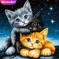 Diamantmalerei Bär Tier Mond Stickerei 20x20cm bis 50x50cm – 1