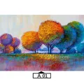 Diamantmalerei Bild 20 cm bis 60 cm quadratisch Harz – Farbe A01