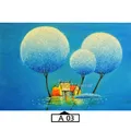 Diamantmalerei Bild 20 cm bis 60 cm quadratisch Harz – Farbe A03