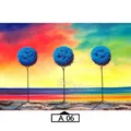 Diamantmalerei Bild 20 cm bis 60 cm quadratisch Harz – Farbe A06