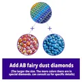 Diamantmalerei Bild 200 Farben 40 cm bis 120 cm quadratisch – Farbe Add AB FD Resin BQ