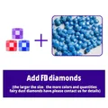 Diamantmalerei Bild 200 Farben 40 cm bis 120 cm quadratisch – Farbe Add FD Resin BQ