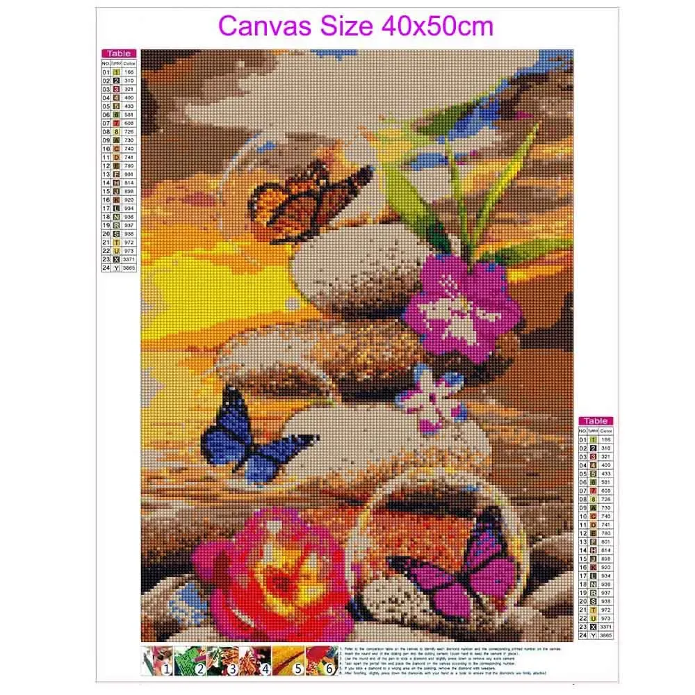 Diamantmalerei Bild 30 cm bis 50 cm quadratisch rund