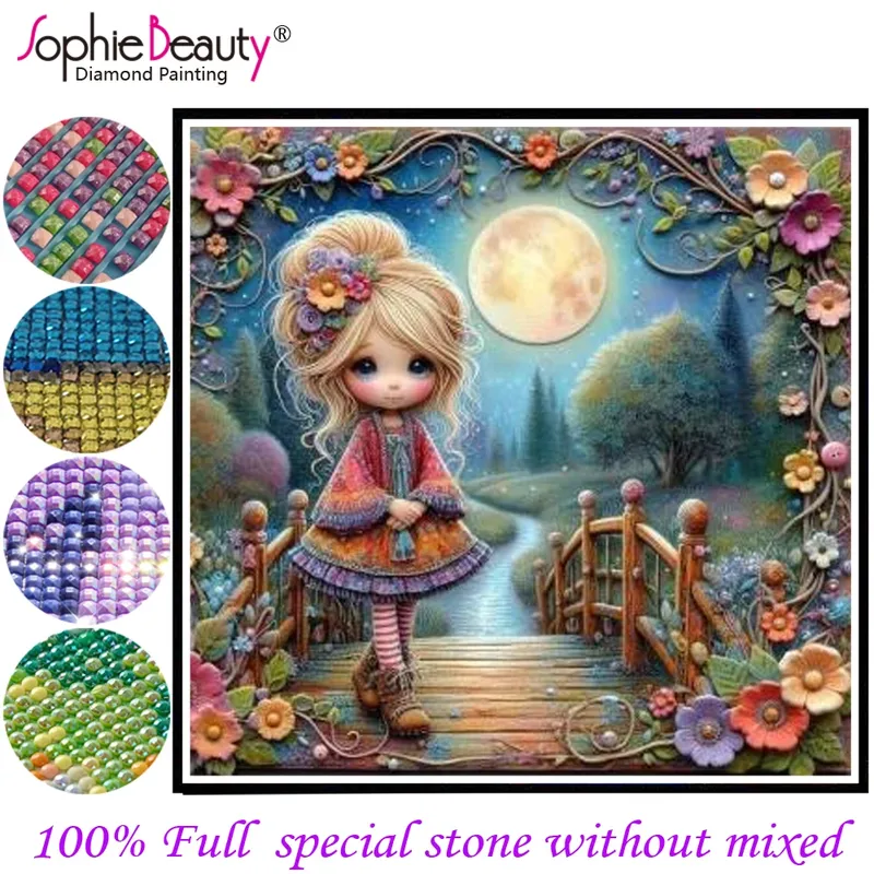 Diamantmalerei Bild 30 cm bis 70 cm quadratisch rund