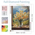Diamantmalerei Blume 20x30 bis 40x50cm – 2