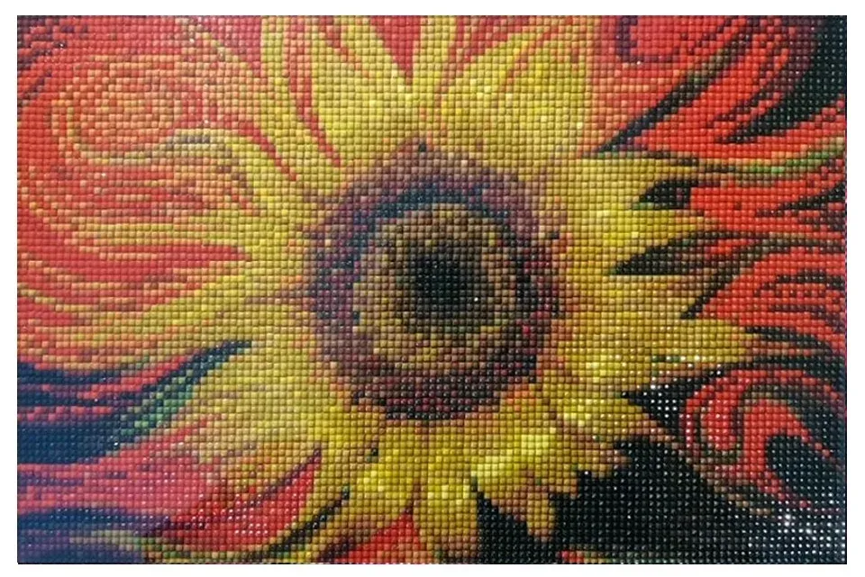 Diamantmalerei Blume 20x30 bis 40x50cm
