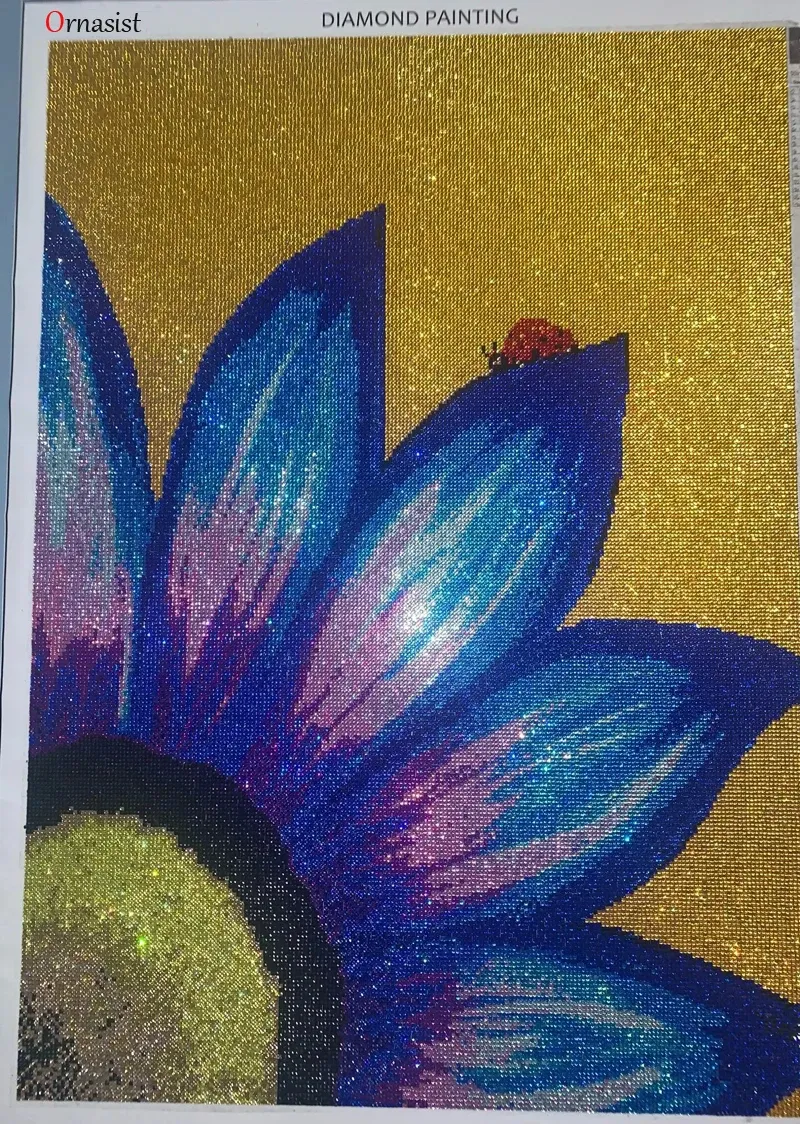 Diamantmalerei Blume Schmetterling 30 x 40 bis 40 x 50 cm rund/eckig