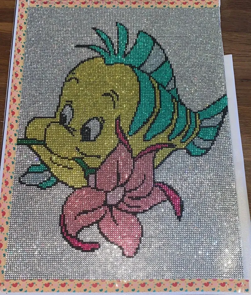Diamantmalerei Blume Schmetterling 30 x 40 bis 40 x 50 cm rund/eckig
