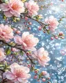 Diamantmalerei Blumen 20x30 bis 40x50cm – Farbe DZDP120785