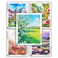 Diamantmalerei Blumen Anfänger 20 bis 50 cm – 1