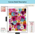 Diamantmalerei Blumen Anfänger 20 bis 50 cm – 4