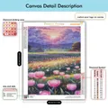 Diamantmalerei Blumen Anfänger 20 bis 50 cm – 4