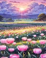Diamantmalerei Blumen Anfänger 20 bis 50 cm – Farbe DZDP122734