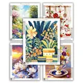 Diamantmalerei Blumen Kristall Strass Gemälde DIY Set Stickerei – 1