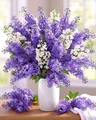 Diamantmalerei Blumen Zubehör Malerei Diamanten Handarbeit 5D Set – Farbe DZDP131182