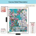 Diamantmalerei Blumenmuster 20x50cm bis 40x50cm – 4
