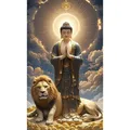 Diamantmalerei Buddha 20 bis 70 cm – Farbe MX2174