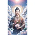 Diamantmalerei Buddha 20 bis 70 cm – Farbe MX2175