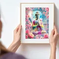 Diamantmalerei Buddha Blume 20 bis 70 cm – 3
