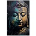 Diamantmalerei Buddha Porträt 25 bis 50 cm rund oder eckig – Farbe FC2000