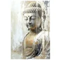 Diamantmalerei Buddha Porträt 25 bis 50 cm rund oder eckig – Farbe FC2004