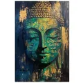 Diamantmalerei Buddha Porträt 25 bis 50 cm rund oder eckig – Farbe FC2005