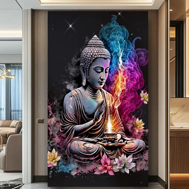 Diamantmalerei Buddha Statue 40 bis 70 cm