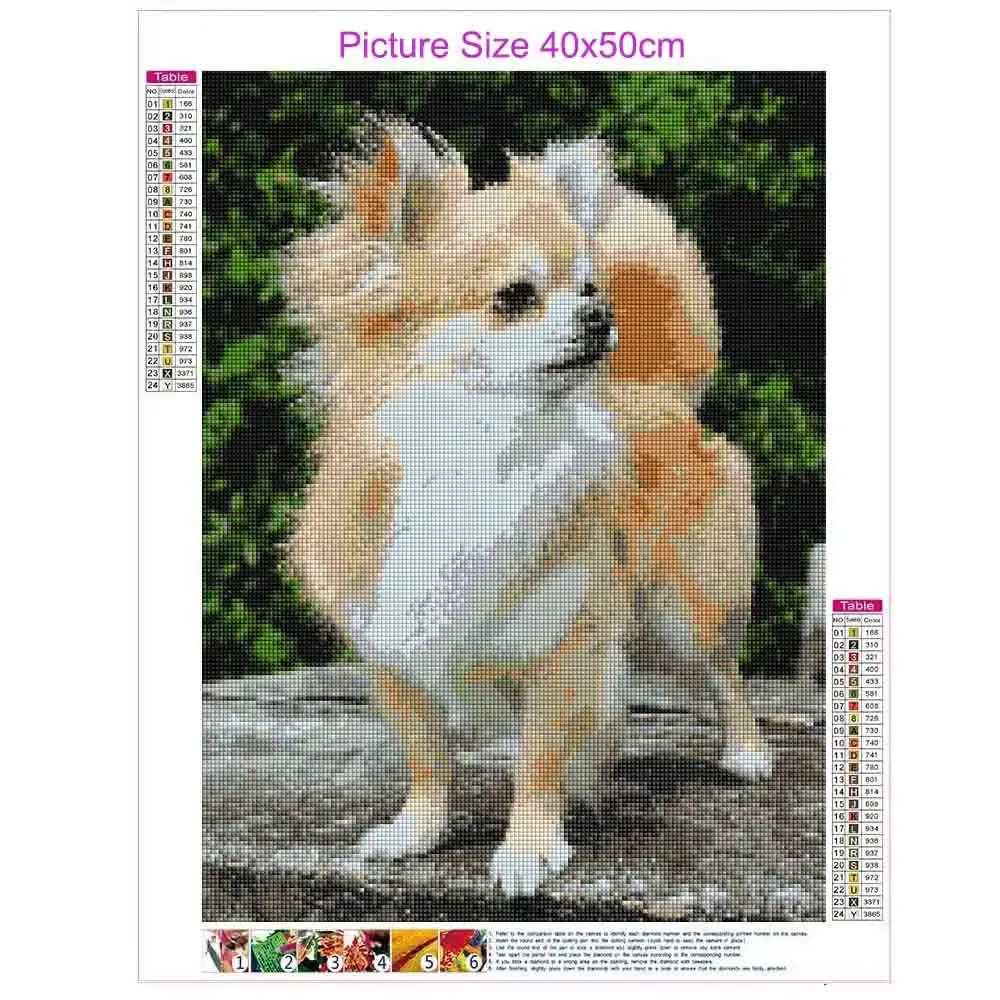 Diamantmalerei Chihuahua Hund Mosaik für Wohnkultur