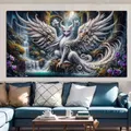 Diamantmalerei Drache lebendig 20 bis 70 cm rund oder quadratisch – 3