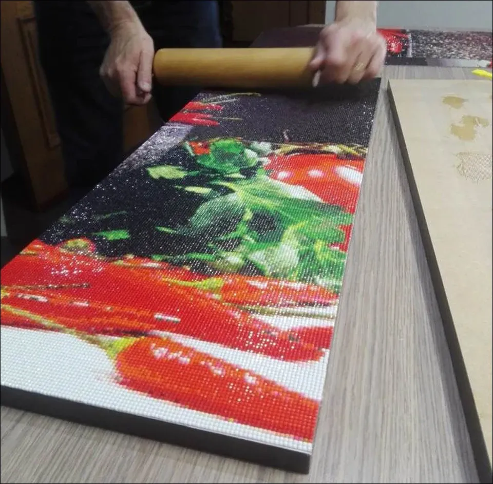 Diamantmalerei Drache lebendig 20 bis 70 cm rund oder quadratisch