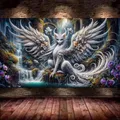 Diamantmalerei Drache lebendig 20 bis 70 cm rund oder quadratisch – Farbe KG709
