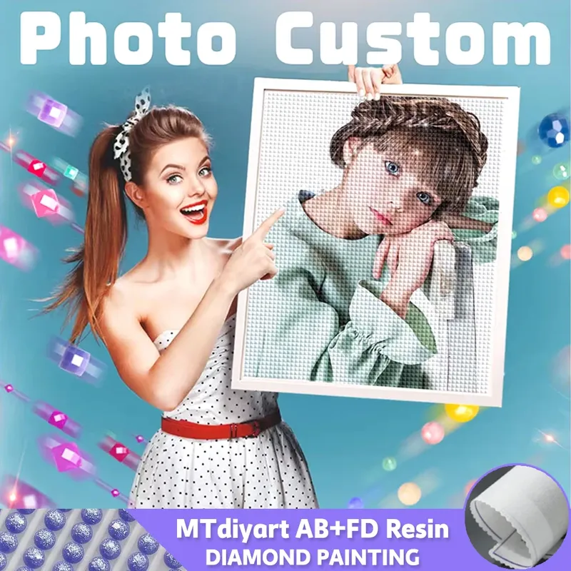 Diamantmalerei eigenes Foto Harz AB 20 bis 50 cm rund oder quadratisch