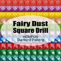 Diamantmalerei eigenes Foto Harz Feenstaub AB 15 bis 40 cm – Farbe Fairy Dust Square