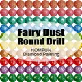 Diamantmalerei eigenes Foto Harz Feenstaub AB 15 bis 40 cm – Farbe Fairy Dust Round