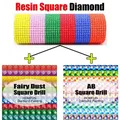 Diamantmalerei eigenes Foto Harz Feenstaub AB 15 bis 40 cm – Farbe Resin AB FD Square 3