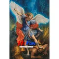 Diamantmalerei Erzengel Michael 25 bis 65 cm – Color Gelb