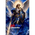 Diamantmalerei Erzengel Michael 25 bis 65 cm – Color WEISS