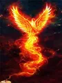 Diamantmalerei Feuer Phoenix Tier Mosaik für Wohnkultur – Farbe Lila (3)