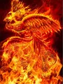 Diamantmalerei Feuer Phoenix Tier Mosaik für Wohnkultur – Farbe WEISS (1)