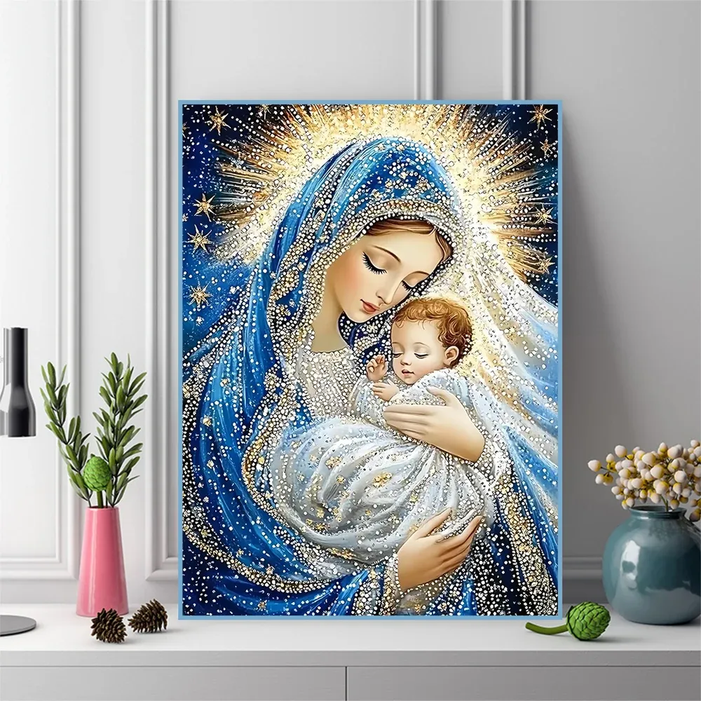 Diamantmalerei Frau Porträt 20 bis 70 cm