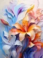 Diamantmalerei Gänseblümchen Blumen 20x30 bis 50x70cm – Farbe 5736