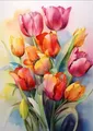 Diamantmalerei Gänseblümchen Blumen 20x30 bis 50x70cm – Farbe 5742