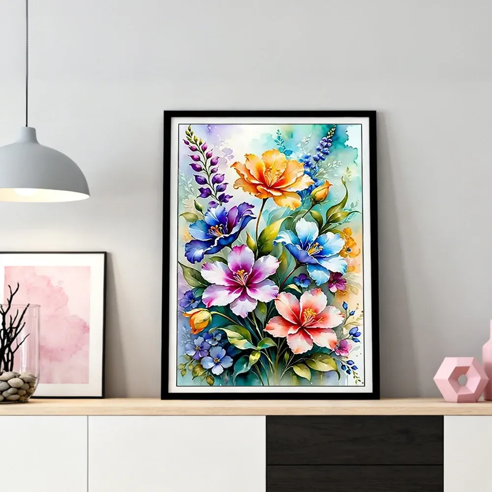 Diamantmalerei Gänseblümchen Blumen 20x30 bis 50x70cm