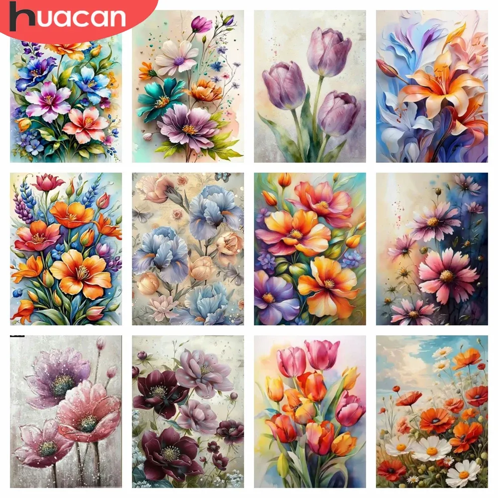 Diamantmalerei Gänseblümchen Blumen 20x30 bis 50x70cm