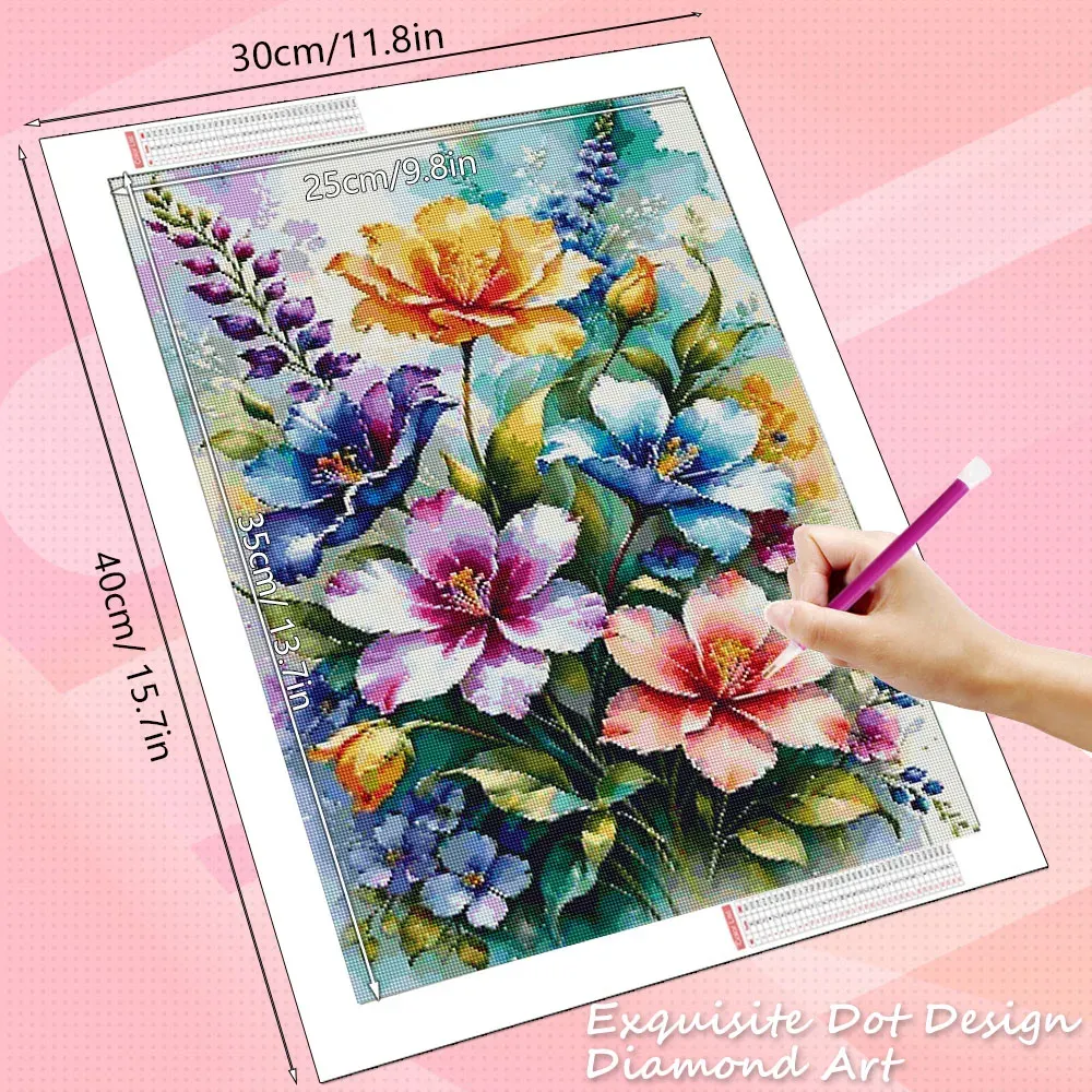 Diamantmalerei Gänseblümchen Blumen 20x30 bis 50x70cm