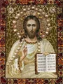 Diamantmalerei Guadalupe Jesus 20 bis 70 cm – Farbe Rot (B3)
