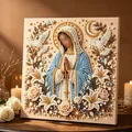 Diamantmalerei Heilige Familie Engel 25 cm – 1