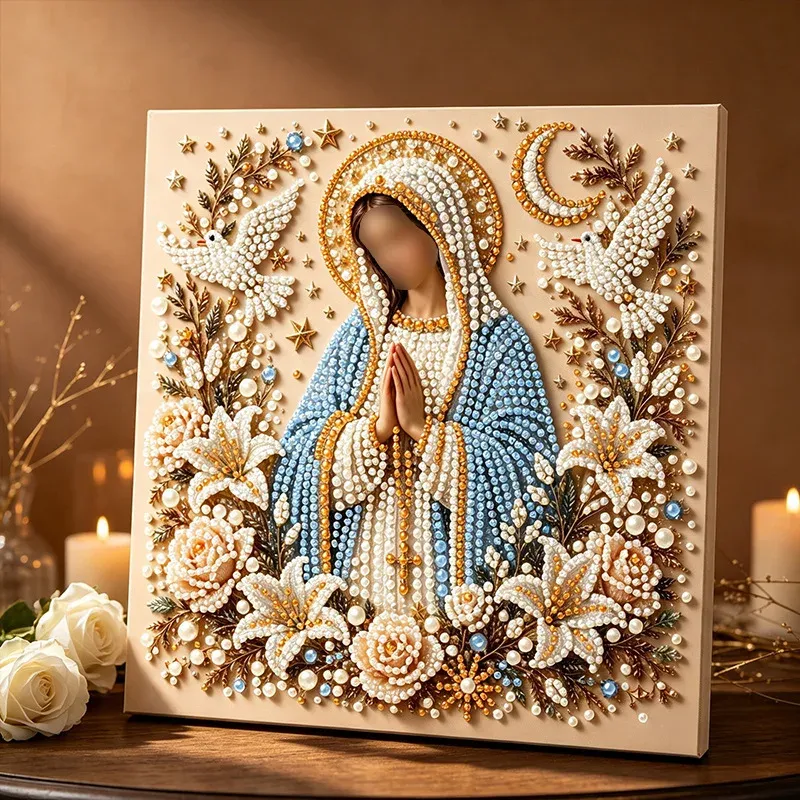 Diamantmalerei Heilige Familie Engel 25 cm