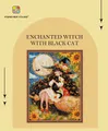 Diamantmalerei Hexe Schwarze Katze 45x60cm – 3